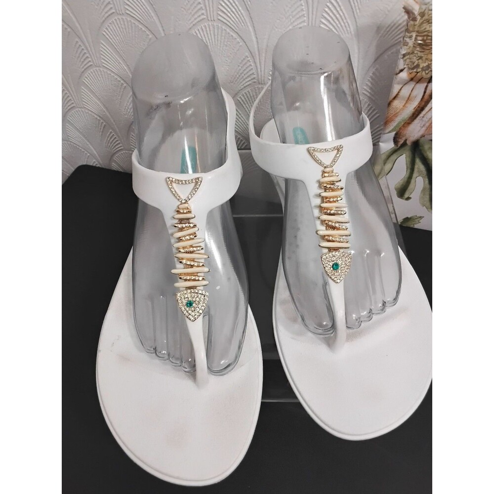 Womens Oka-B Piper Fish  T-Strap Thong Sandals Size 10 M
